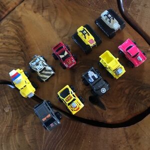 Vintage 1987 Road Champs Micro Mini Cars Lot of 10